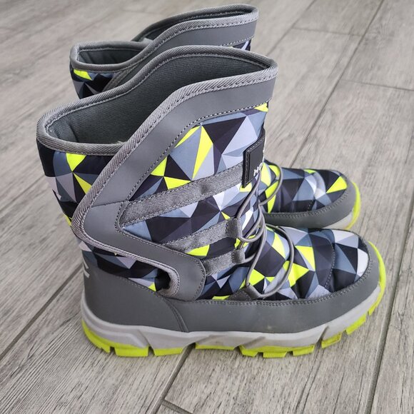 Hobibear Women's Geometric Print Insulated Snow Boots Size 40 (US 8) - Picture 5 of 11